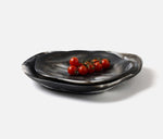 Beatrix Serving Trays - Black Swirled, 2 sizes