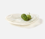 Beatrix Serving Trays - White Swirled, 2 Sizes