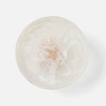 Benno Fruit Bowl - White/Amber Swirled, 13"Dia