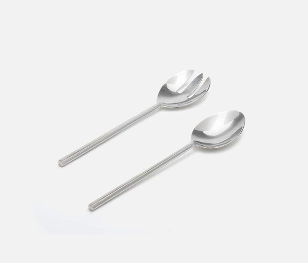 Gwen Serving Set - Polished Silver