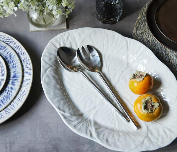 Gwen Serving Set - Polished Silver