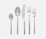 Gwen Polished Silver Flatware, 5 Piece Set