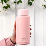 Ceramic Reusable Bottle 34oz, Blushed