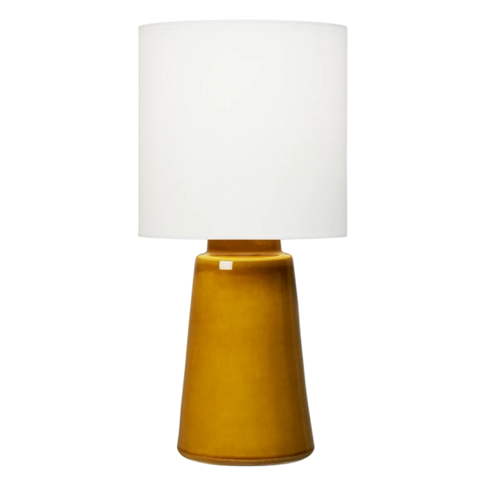 Vessel Medium Table Lamp, Olive, 23"H