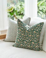 Antibes Byzantine Linen Cushion, 20" x 20"