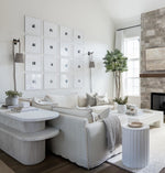 Green Oak Wall Pendant White Sand