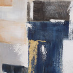 Waterfront Hand Painted Canvas, 49"W x 73"H