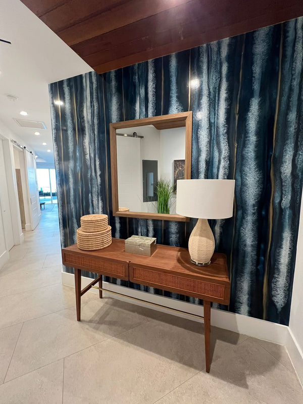 Miles Console Table in Praline Finish