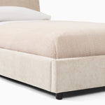 Calma Upholstered Twin Bed, Sand