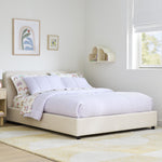 Calma Upholstered Twin Bed, Sand