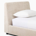 Calma Upholstered Twin Bed, Sand