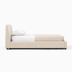 Calma Upholstered Twin Bed, Sand