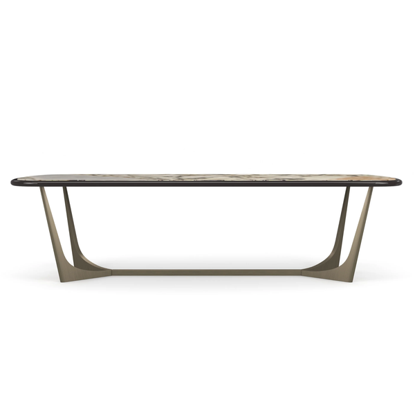 Vena Dining Table - Calcutta Viola, 112"W X 44"D