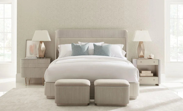 Fall in Love Bed, Matte Pearl, King & Queen