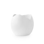 Cambria Vase, Blanc de Chine, 10.5"Dia x 10"H