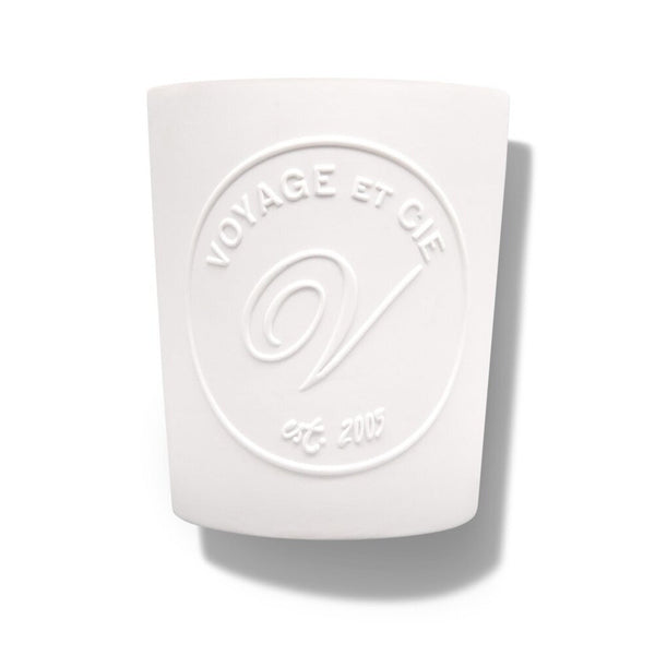 Voyage et Cie White Porcelain Candle, 16oz, Available in 3 Scents