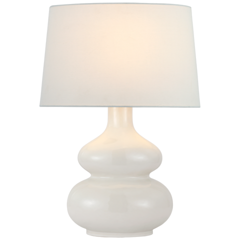 Lismore Medium Table Lamp, Ivory