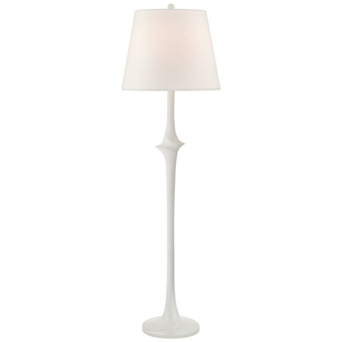 Bates Large Sculpted Floor Lamp, Matte White