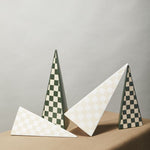 Checker Tree Figurine Green, 11"