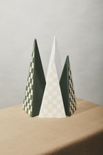 Checker Tree Figurine Green, 11"