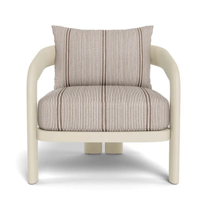 Chloe Lounge Chair - Aluminum Bone / Bateau Cocoon, 31.5"W