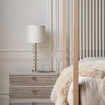 Pinstripe Light Bed, King & Queen