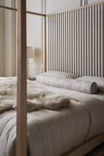 Pinstripe Light Bed, King & Queen