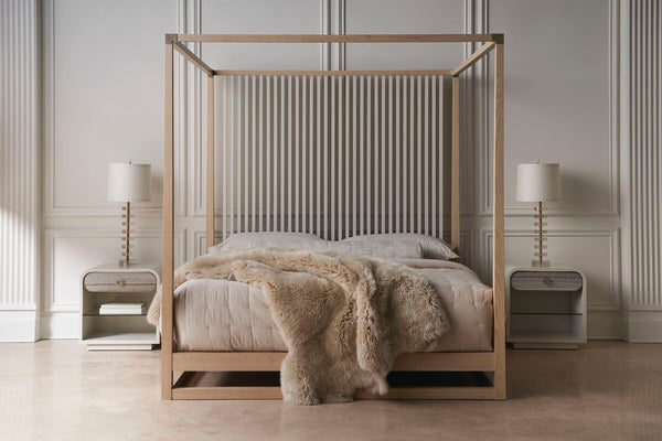 Pinstripe Light Bed, King & Queen