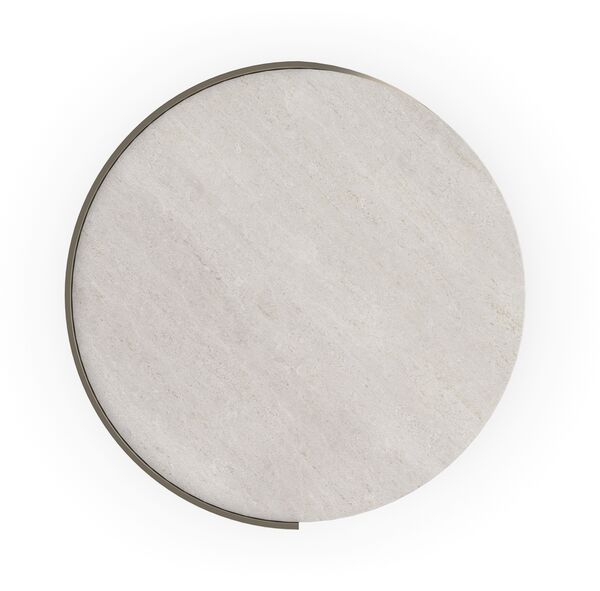 Nautilus End Table, 20" Dia x 23" H