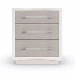 Clarity Clear to Me Nightstand, Ash, Raffia, 24"W