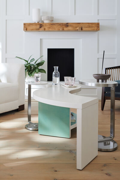 High Tide Side Table, 18"W x 12.75"D x 22"H