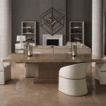 Horizon Extendable Dining Table, 84"-105"W x 44"D x 30"H