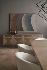 Horizon Extendable Dining Table, 84"-105"W x 44"D x 30"H