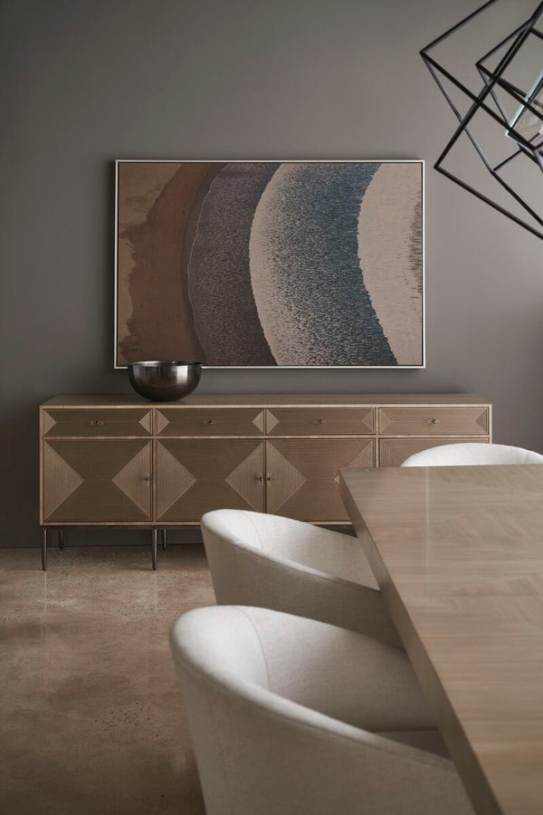 Horizon Extendable Dining Table, 84"-105"W x 44"D x 30"H