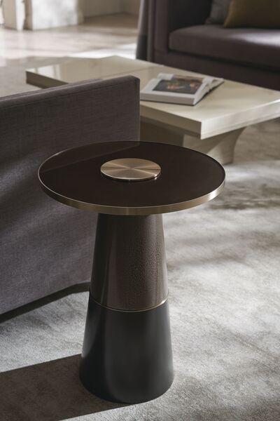 Aperture End Table, 19" Dia x 25" H
