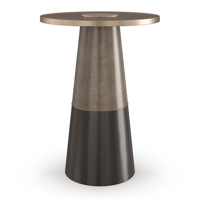 Aperture End Table, 19" Dia x 25" H