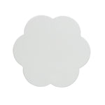 White Scallop Coasters, Set of 4