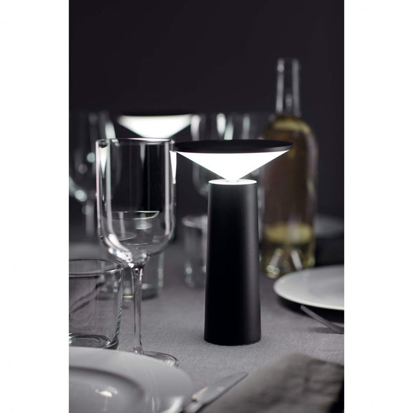 Cocktail Portable Outdoor Lamp, Black