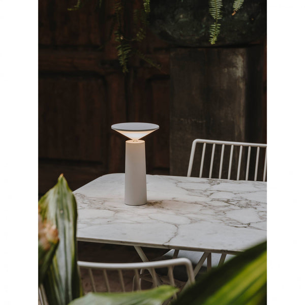 Cocktail Portable Outdoor Lamp, White