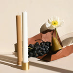 Column Pillar Candle Duo, Honey