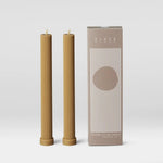 Column Pillar Candle Duo, Honey