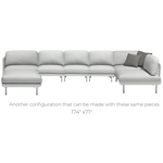Club Sectional (Left or Right), 144" x 91"