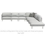 Club Sectional (Left or Right), 144" x 91"
