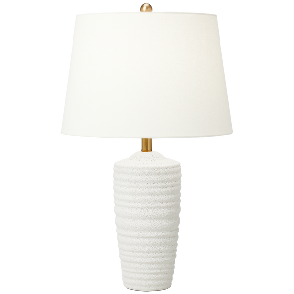Waveland Table Lamp, Porous White