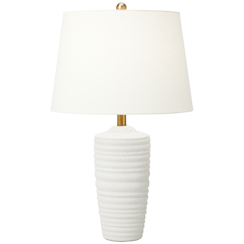 Waveland Table Lamp, Porous White