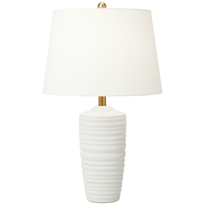 Waveland Table Lamp, Porous White