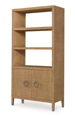Charleston Bookcase, Sand, 36"W x 16"D x 72"H