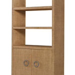 Charleston Bookcase, Sand, 36"W x 16"D x 72"H