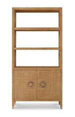 Charleston Bookcase, Sand, 36"W x 16"D x 72"H
