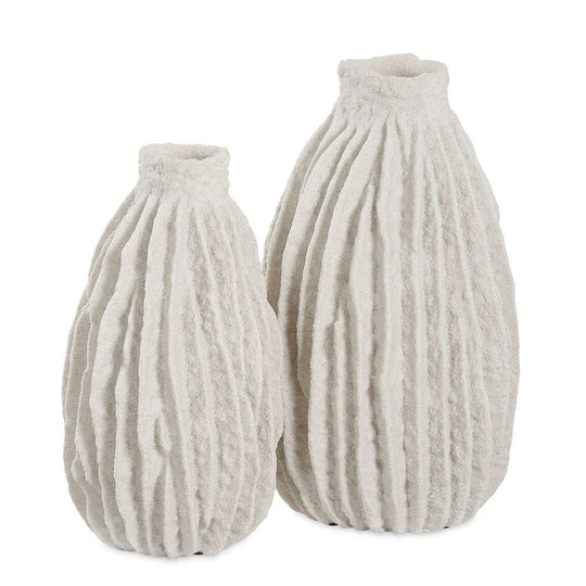 Ivory Ridge Vases, 2 Sizes